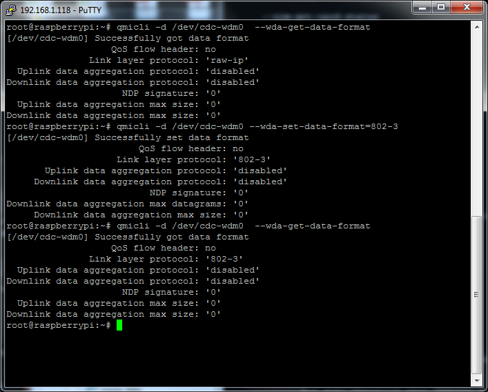 MyPi Industrial Raspberry Pi Sierra Wireless MC7304 3G Modem QMI Internet Connection Configuration Step 2