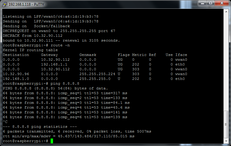 MyPi Industrial Raspberry Pi Sierra Wireless MC7304 3G Modem QMI Internet Connection Configuration Step 5