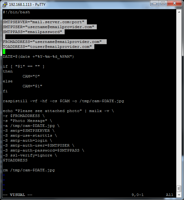 MyPi Industrial Raspberry Pi Command Line SMS Control Example Step 3