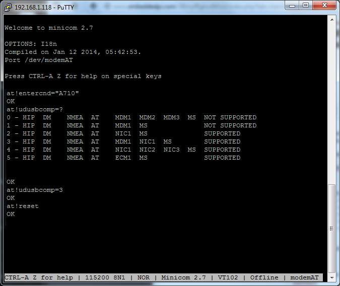 MyPi Industrial Raspberry Pi Sierra Wireless MC8705 3G Modem Direct IP Configuration Step 1