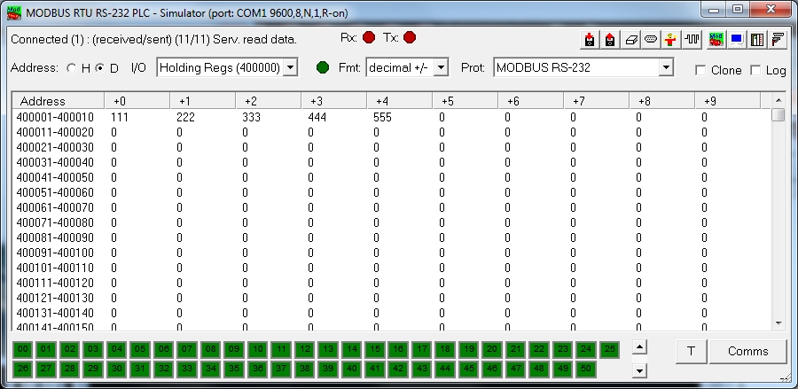 MyPi Industrial Raspberry Pi Modbus RTU Communication over RS485 Modpoll Result
