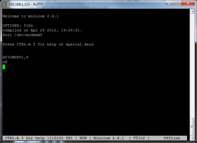 MyPi Industrial Raspberry Pi SMS Troubleshooting Step 3