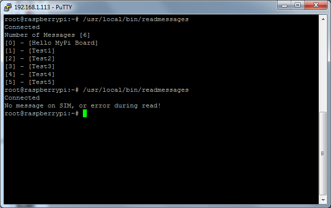 MyPi Industrial Raspberry Pi SMS Troubleshooting Step 4