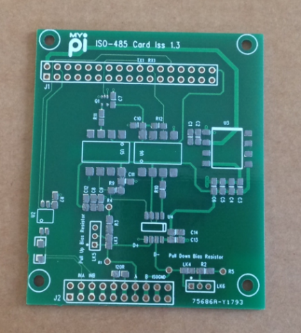 MyPi Industrial Raspberry Pi Prototype Assembly Solder Pasted Board