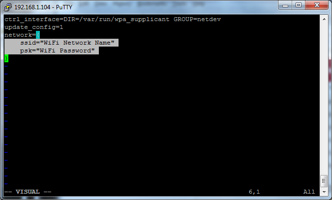 MyPi Industrial Raspberry Pi WiFI Configuration Step 2