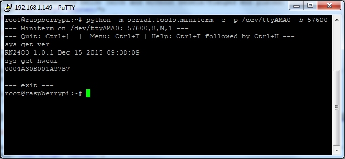 Microchip LoRa RN2483 RN2903 Raspberry Pi