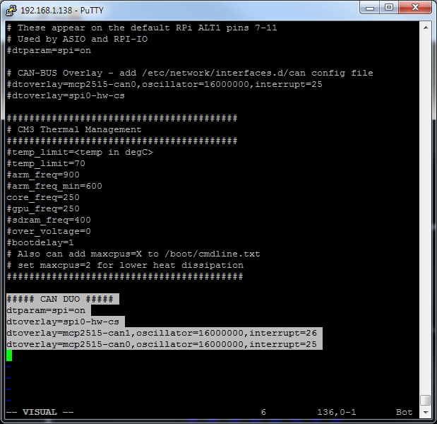 raspberry pi dual can bus configuration 1
