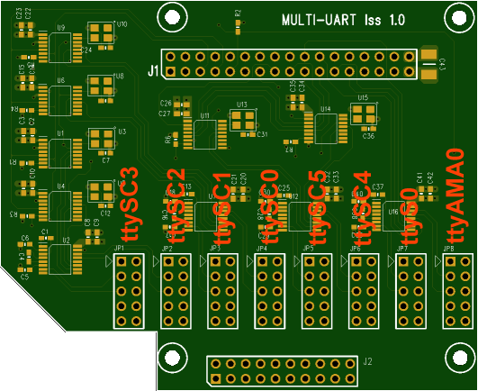 Multi UART Raspberry Pi SC16IS740 