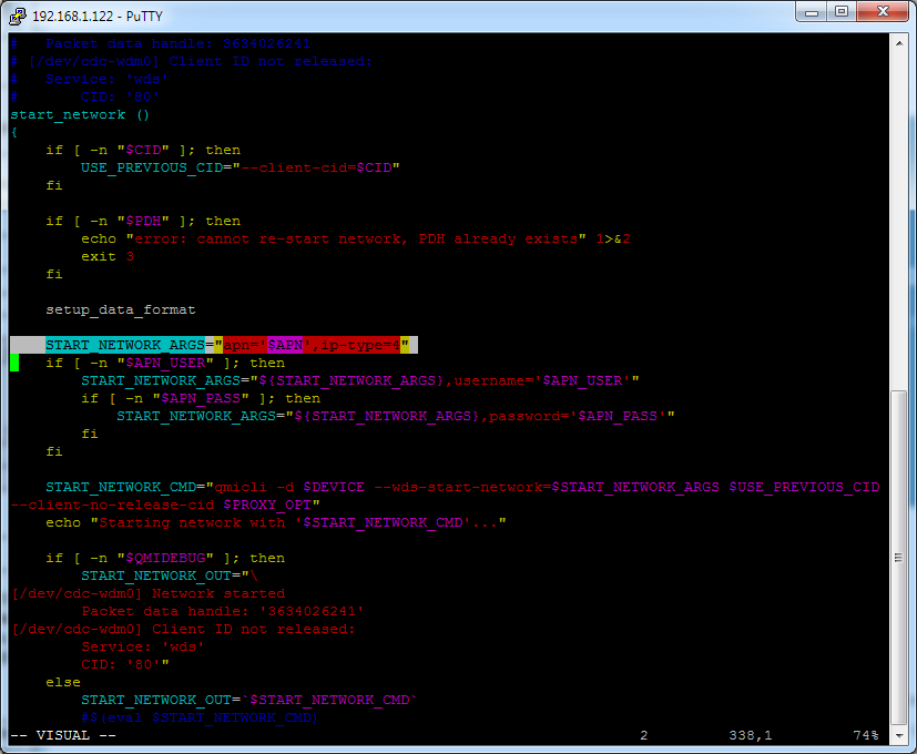 error: couldn't start network: QMI protocol error (64)  start_network()  fix raspbian qmi-network