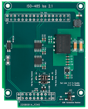 Isolated RS485 Modbus Industrial Raspberry Pi IO Card