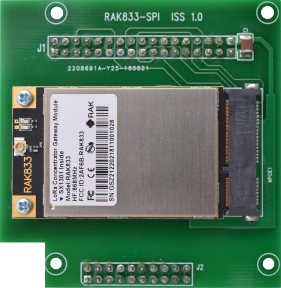 RAK 833 LoRa Gateway Concentrator SPI adapter Raspberry Pi