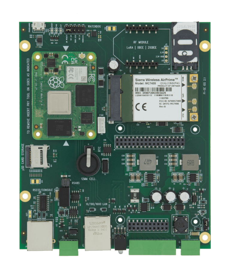 Industrial Raspberry Pi IoT Compute Module 4 Carrier Board