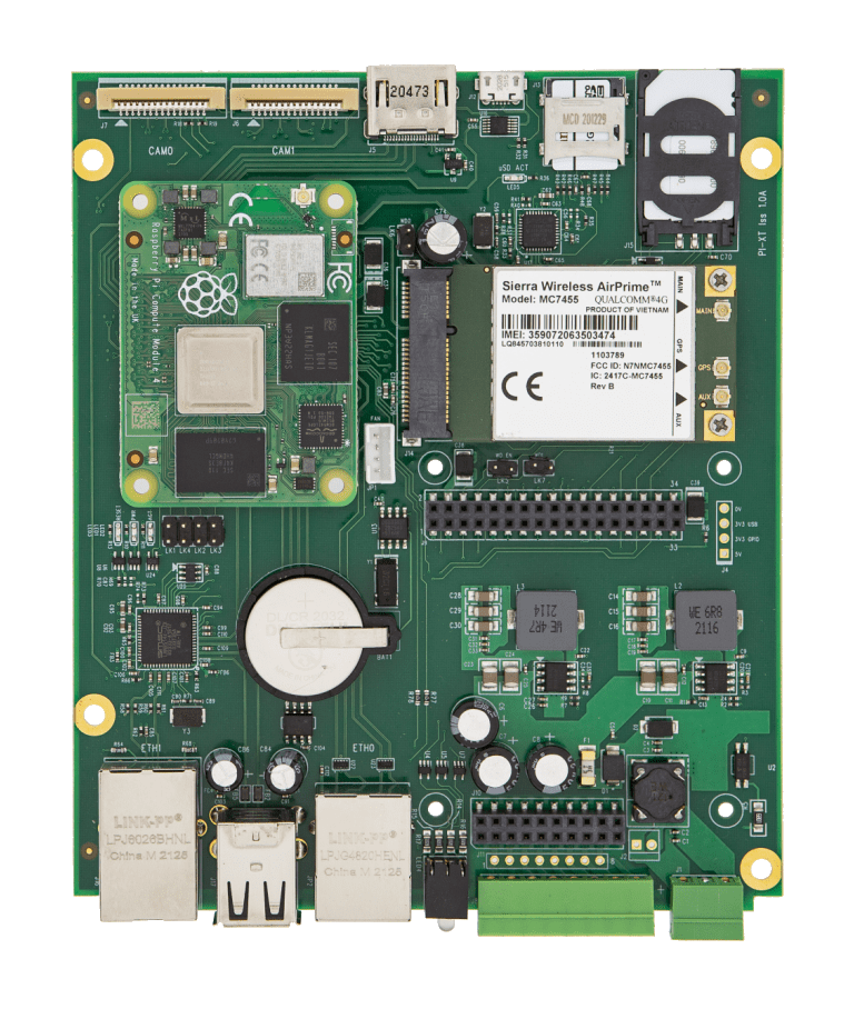 Industrial Raspberry Pi IoT Compute Module 4 Carrier Board
