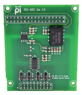 Isolated ADC 4-20mA Sensor Industrial Raspberry Pi IO Card