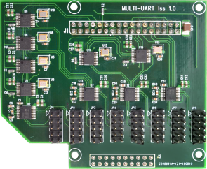 Multi UART 8x RS232 ports Raspberry Pi IO Card