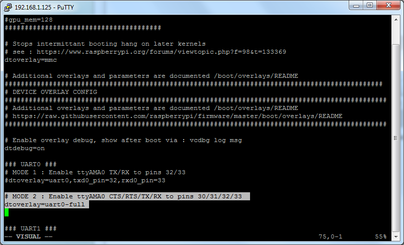 Raspberry Pi BLE Bluetooth BLE112E configuration step 1